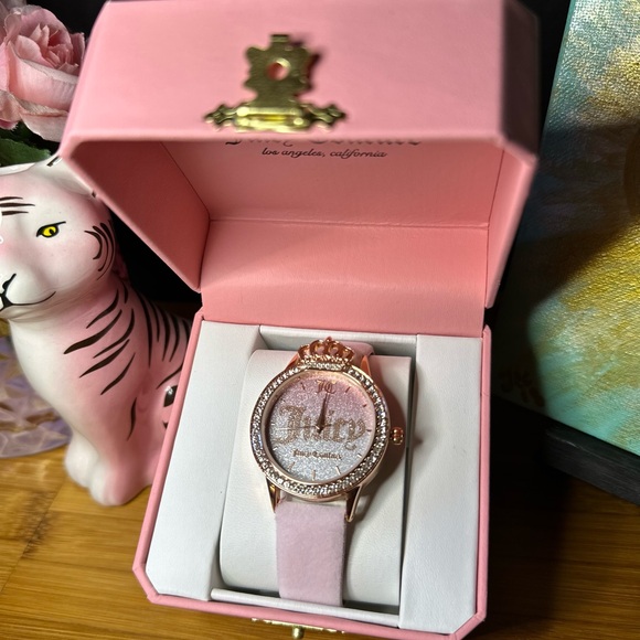 Juicy Couture Pink Crystal Embellished Watch 👑 - Picture 6 of 9